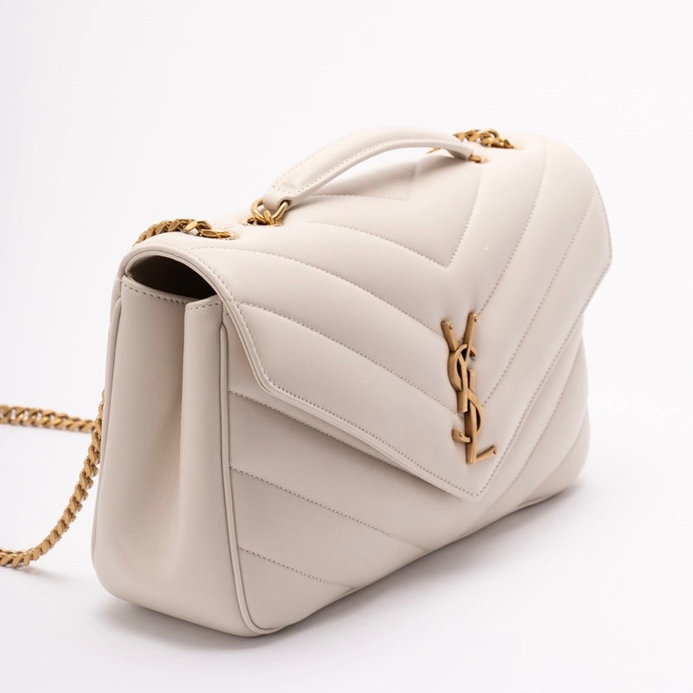 SAINT LAURENT Loulou medium quilted leather flap shoulder chain bag - Picture 6 of 10